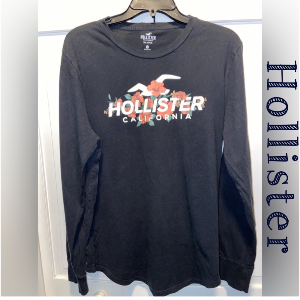 Hollister Crew Long sleeve Pullover Floral Print Men’s Size Medium